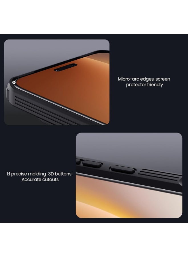 Muzz Case Designed for HONOR Magic8 Pro, nillkin CamShield case Protective Cover with Camera Protector Hard PC Ultra Thin Anti-Scratch Phone Cover (HONOR Magic8 Pro) - Image 3